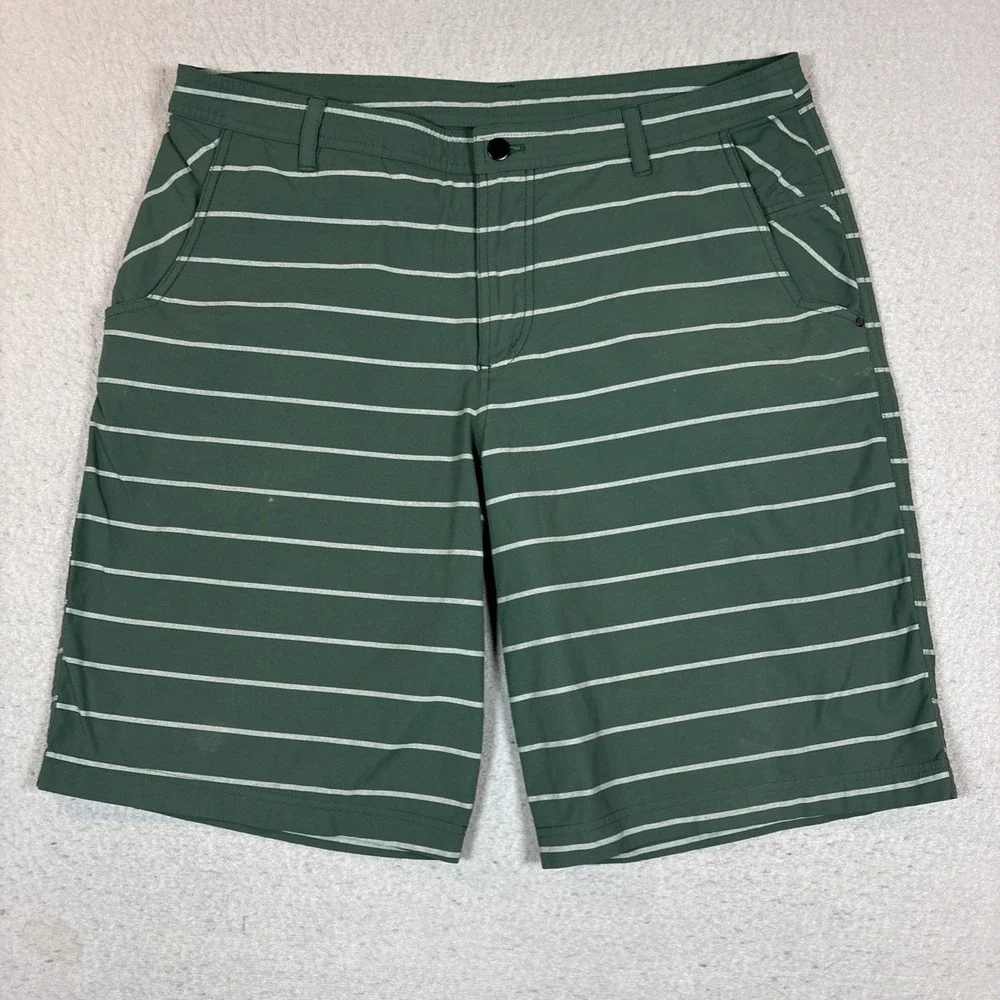 Lululemon Commission Shorts Mens M Striped 38